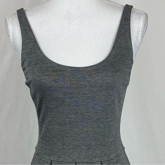 Aritzia Wilfred Gray Fit & Flare Neutral Chic Feminine Dress NWOT Size 2 - Picture 3 of 12